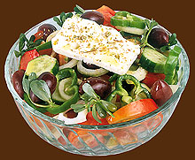 Greek Salad with Olives